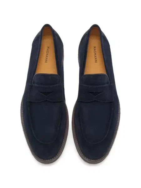 Szarvasbőr loafer Magnanni kék
