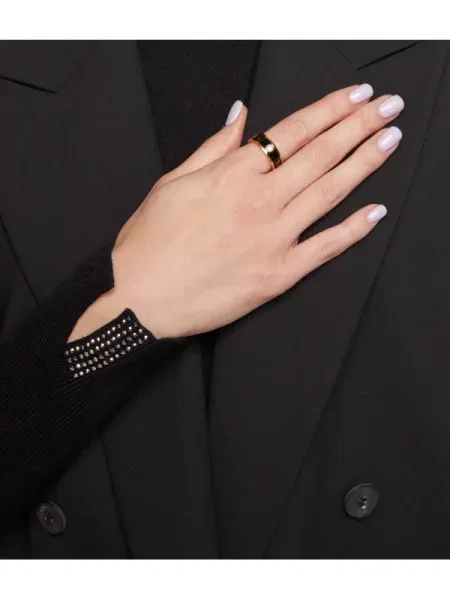 Marc Jacobs Inel THE MEDALLION auriu