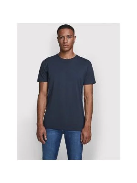 Marškinėliai Jack&Jones Orrganic Basic Navy Blazer mėlyna