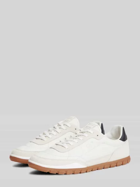 Sneakersy z naturalnej skóry bydlęcej Tommy Jeans białe