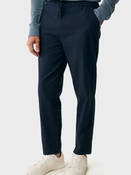 Льняные брюки Mexx синие