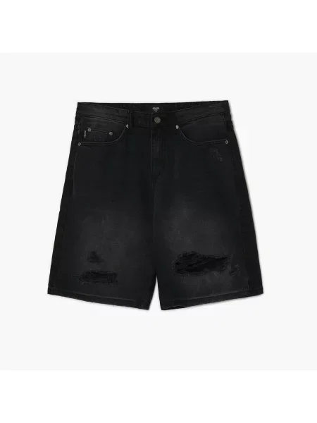 Джинсовые шорты Cropp черные