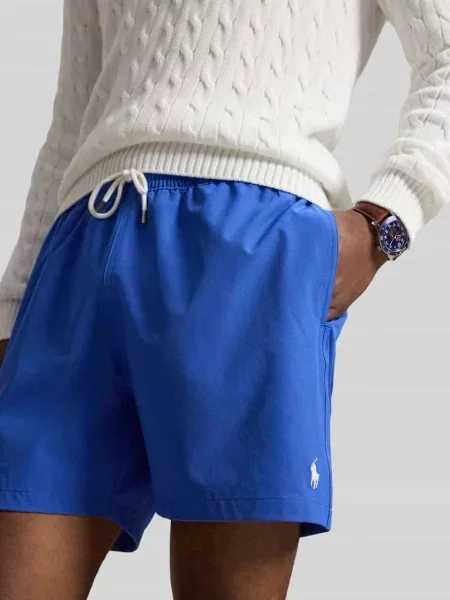 Kąpielówki Polo Ralph Lauren Underwear z logo niebieskie
