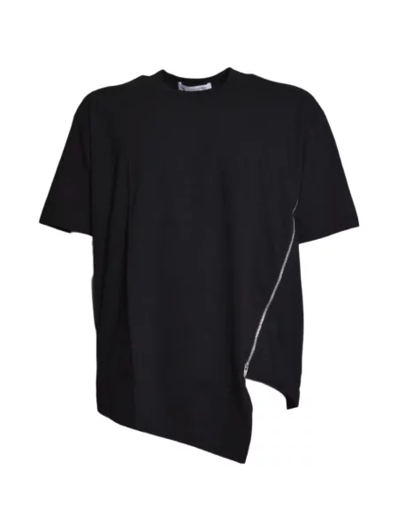 Asimetriškas marškinėliai Comme Des Garçons juoda