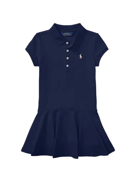 Sukienka dziecięca Polo Ralph Lauren niebieska