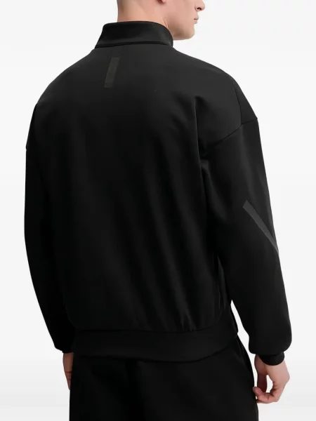 Košulja Adidas s platformom s printom s kapuljačom žuta