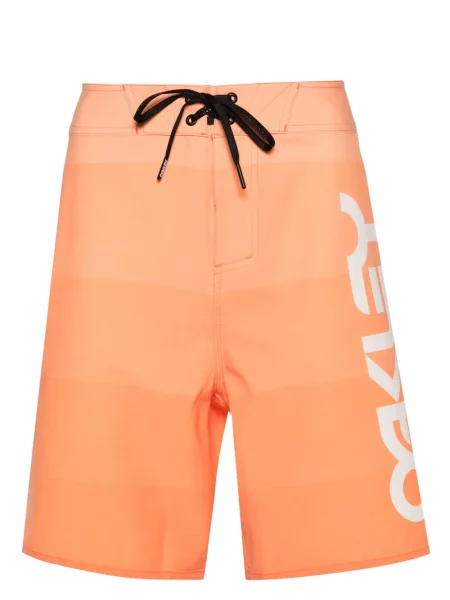 Pantaloni scurți Oakley cu imagine retro portocaliu