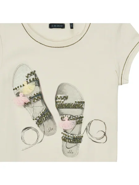 Tricou copii Ikks alb