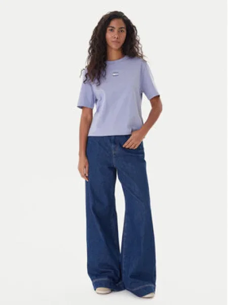 Tommy Jeans tričko fialová