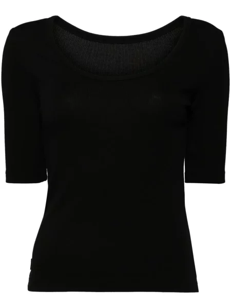 Top Ag Jeans tricotate negru