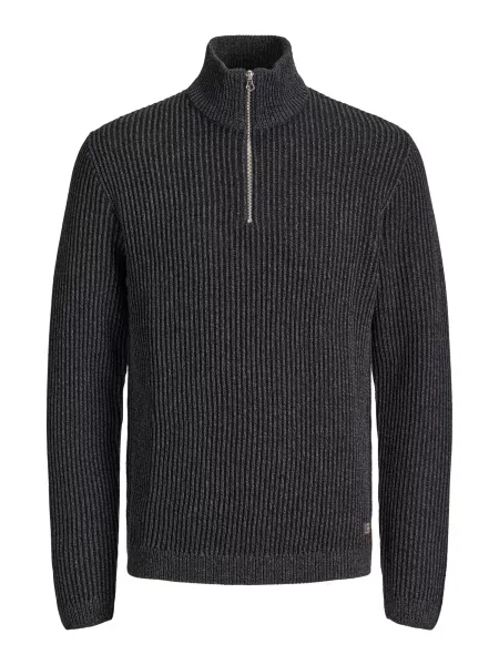 JACK & JONES Pulover JJEDOVER' negru