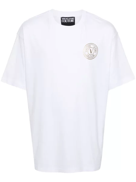 Tricou Versace Jeans Couture alb