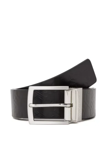 Curea Karl Lagerfeld Jeans din piele reversibilă negru