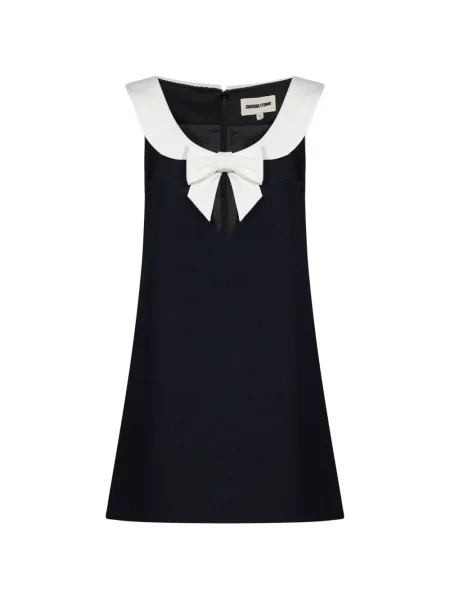 Gulerat rochie mini Shushu/tong cu funde albastru