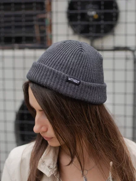 Without Шапка Світло-сірий сіра