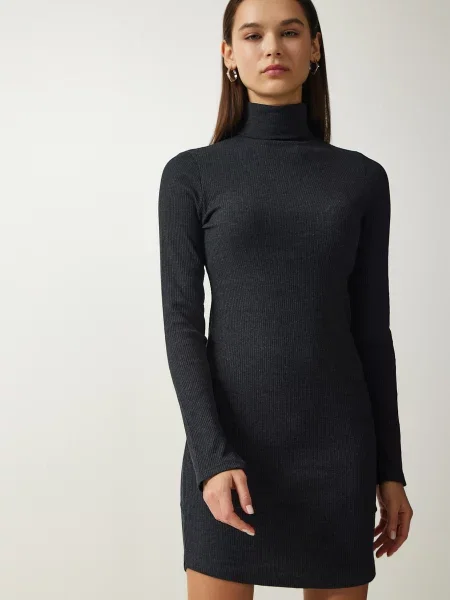 Happiness İstanbul Rochie metalic gri