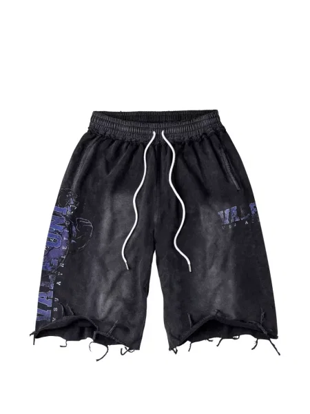 Pantaloni scurți Vale zdrențuiți negru