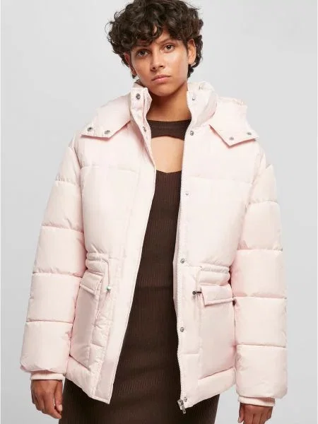 Geacă cu puf Urban Classics alb