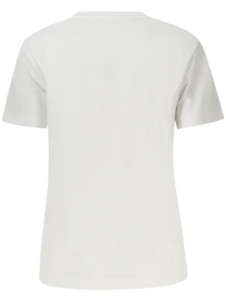 Tricou Calvin Klein Jeans scurt alb
