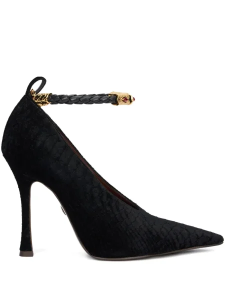 Pantofi cu toc Roberto Cavalli negru