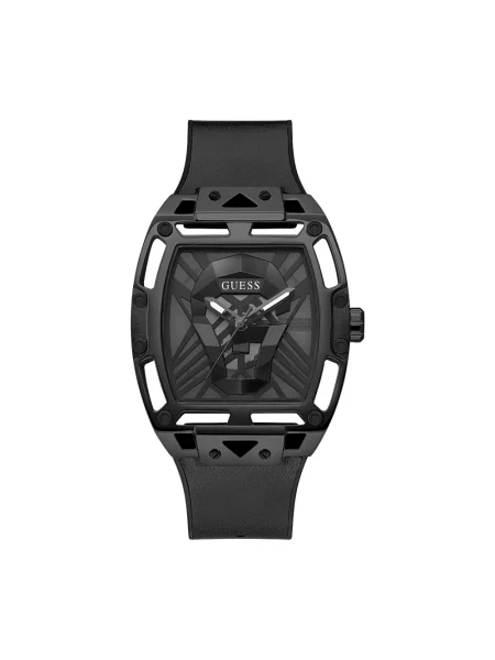 Zegarek Guess skórzany czarny