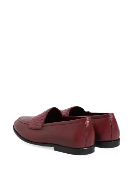 Bőr loafer Dolce & Gabbana piros