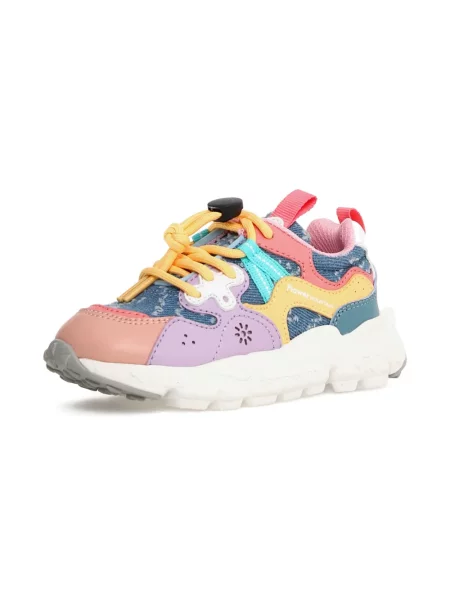 Sneakersy dziecięce Flower Mountain niebieskie