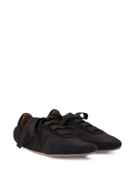 Sneakerși Odissì din dantelă negru