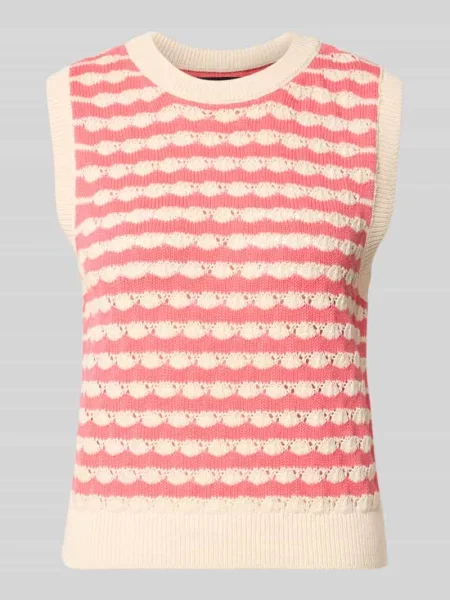 Bezrękawnik o kroju regular fit z czystej bawełny model CORAL REEF' Vero Moda