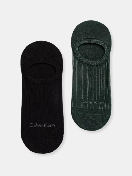 Calvin Klein kotníkové ponožky zelené