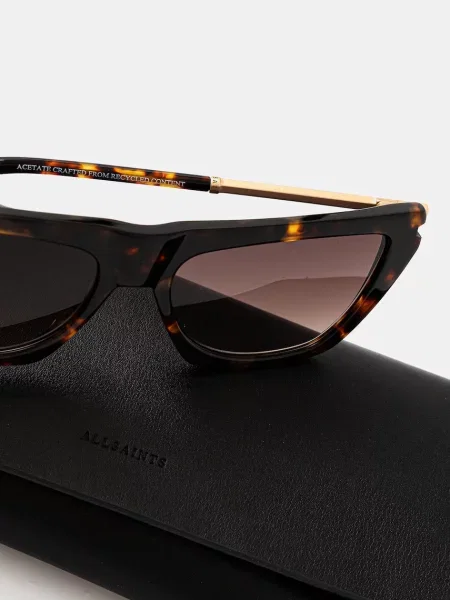 Солнцезащитные очки Allsaints коричневые