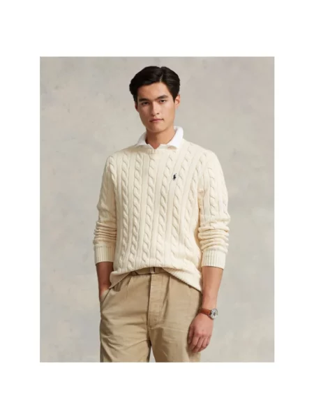 Polo Ralph Lauren Sweter Écru biały