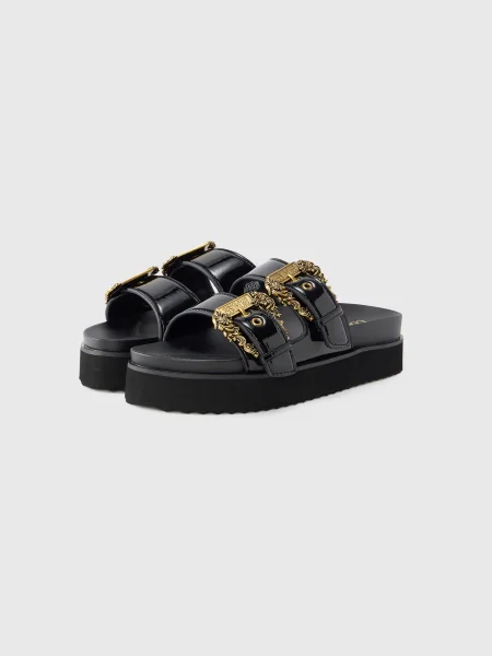 Versace Jeans Couture Saboți Fondo Arizona' negru
