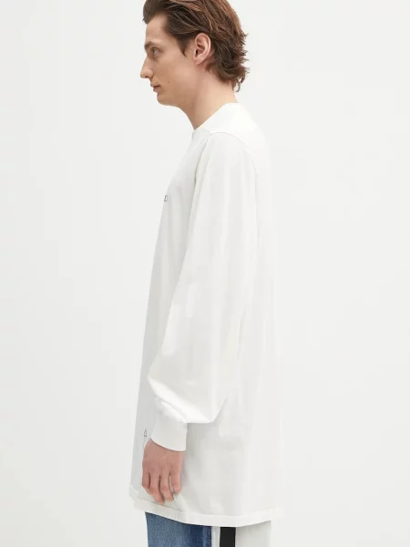 Μπλούζα με μακριά μανίκια Rick Owens DRKSHDW Jumbo Ls T άσπρο λευκό