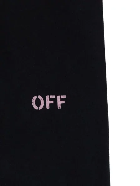 Legginsy dziecięce Off-white białe