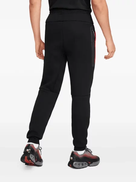 Běžecké fleecové tričko s potiskem Nike s potiskem černé