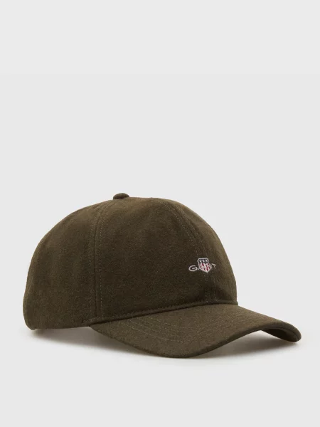 Вовняна кепка Gant зелена