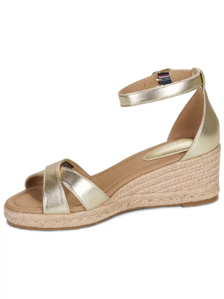 Pántos éksarkú espadrilles Tommy Hilfiger sárga