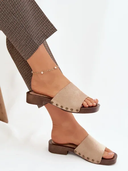 Pantofle Evento hnědé