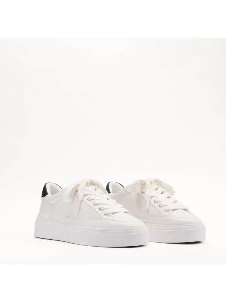 Sneakersy Mallet London skórzane białe