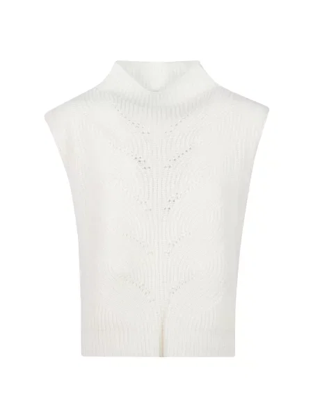 Sweter z golfem Herno biały
