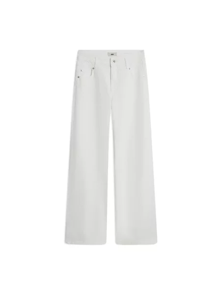 Szerokie jeansy Cinque białe