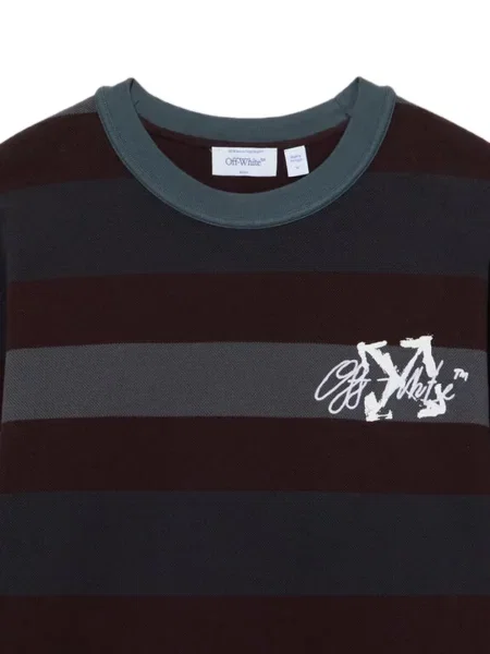 Lung pulover Off-white alb