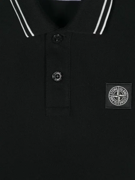 Dětské polotričko Stone Island černé
