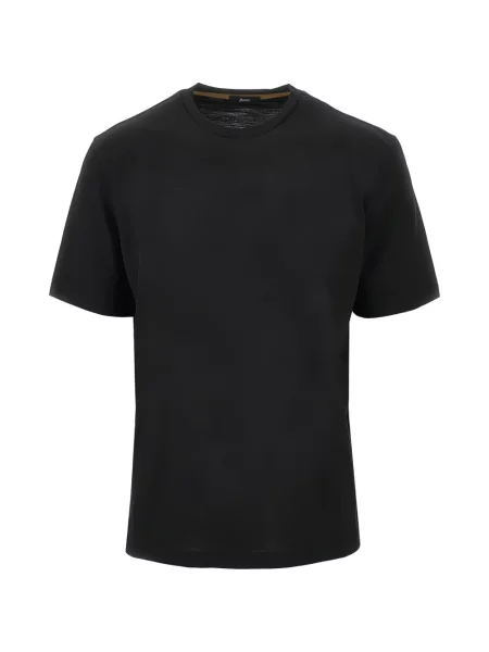 Tricou Herno de lână cu decolteu rotund negru