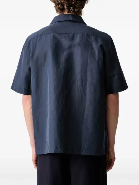 Gulerat cămașă Fred Perry cu broderie albastru