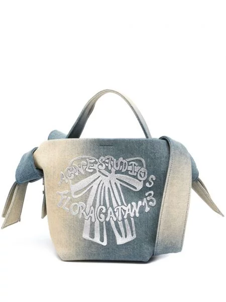 Geantă Acne Studios albastru