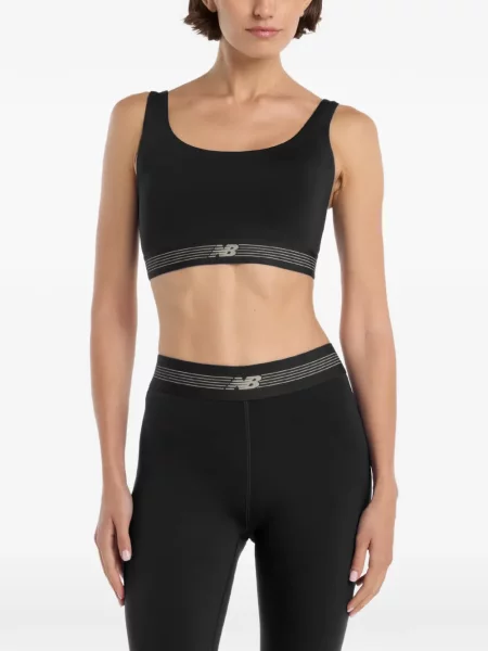 Scurt tricou New Balance cu imagine negru