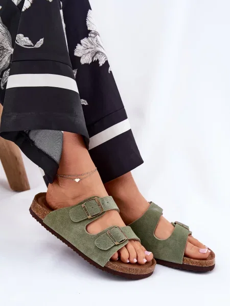 Sandali Big Star Shoes iz semiša z zaponko