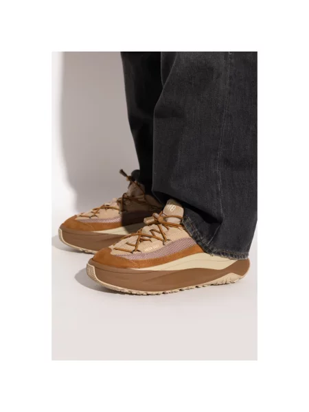 Sneakersy Moon Boot zamszowe brązowe